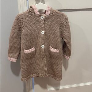 Jacadi Hooded Wool Sweater